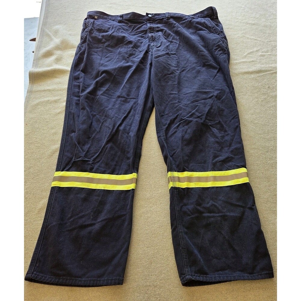 Carhartt FR Flame Resistant HiVis Reflective Workwear Navy Pants 63685-20 48x34